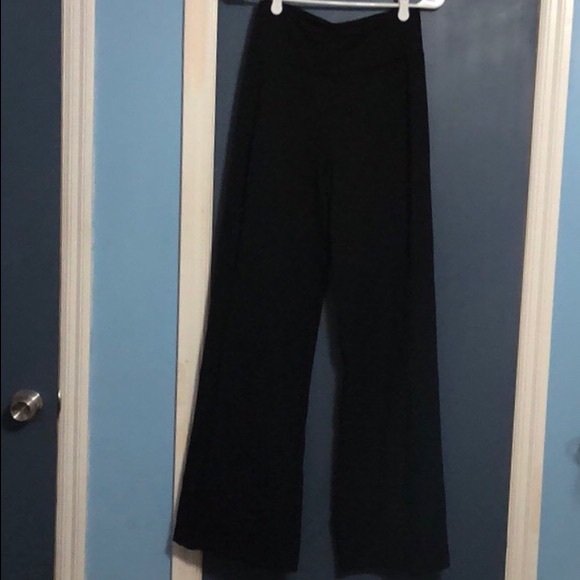 lululemon athletica Pants - Lululemon Black Wide Leg Dance Pants